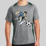 Heather Colorblock Contender ™ Tee Thumbnail