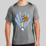 Heather Colorblock Contender ™ Tee Thumbnail