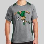 Heather Colorblock Contender ™ Tee Thumbnail