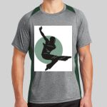 Heather Colorblock Contender ™ Tee Thumbnail