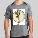 Heather Colorblock Contender ™ Tee Thumbnail