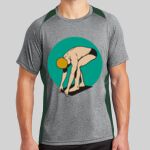 Heather Colorblock Contender ™ Tee Thumbnail