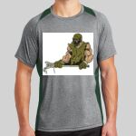 Heather Colorblock Contender ™ Tee Thumbnail