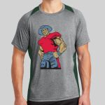 Heather Colorblock Contender ™ Tee Thumbnail