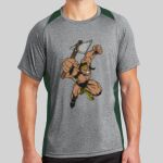 Heather Colorblock Contender ™ Tee Thumbnail