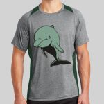 Heather Colorblock Contender ™ Tee Thumbnail