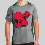 Heather Colorblock Contender ™ Tee Thumbnail