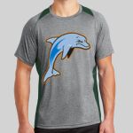 Heather Colorblock Contender ™ Tee Thumbnail