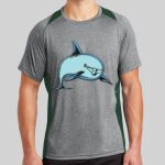 Heather Colorblock Contender ™ Tee Thumbnail