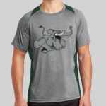 Heather Colorblock Contender ™ Tee Thumbnail