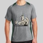 Heather Colorblock Contender ™ Tee Thumbnail