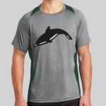 Heather Colorblock Contender ™ Tee Thumbnail