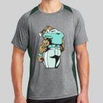 Heather Colorblock Contender ™ Tee Thumbnail