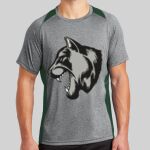 Heather Colorblock Contender ™ Tee Thumbnail