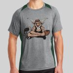 Heather Colorblock Contender ™ Tee Thumbnail