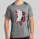 Heather Colorblock Contender ™ Tee Thumbnail