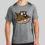 Heather Colorblock Contender ™ Tee Thumbnail