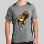 Heather Colorblock Contender ™ Tee Thumbnail