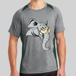 Heather Colorblock Contender ™ Tee Thumbnail