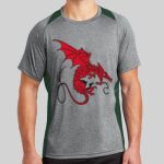 Heather Colorblock Contender ™ Tee Thumbnail