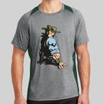 Heather Colorblock Contender ™ Tee Thumbnail