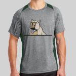 Heather Colorblock Contender ™ Tee Thumbnail