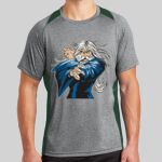 Heather Colorblock Contender ™ Tee Thumbnail