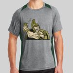 Heather Colorblock Contender ™ Tee Thumbnail