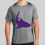 Heather Colorblock Contender ™ Tee Thumbnail