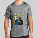 Heather Colorblock Contender ™ Tee Thumbnail