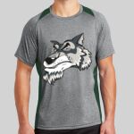 Heather Colorblock Contender ™ Tee Thumbnail