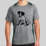 Heather Colorblock Contender ™ Tee Thumbnail