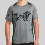 Heather Colorblock Contender ™ Tee Thumbnail