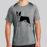 Heather Colorblock Contender ™ Tee Thumbnail