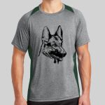 Heather Colorblock Contender ™ Tee Thumbnail