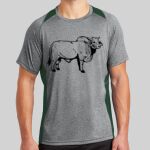 Heather Colorblock Contender ™ Tee Thumbnail