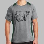 Heather Colorblock Contender ™ Tee Thumbnail