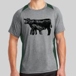 Heather Colorblock Contender ™ Tee Thumbnail