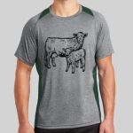 Heather Colorblock Contender ™ Tee Thumbnail