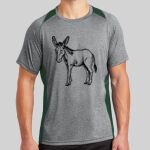 Heather Colorblock Contender ™ Tee Thumbnail