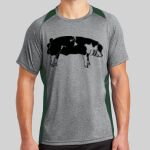 Heather Colorblock Contender ™ Tee Thumbnail