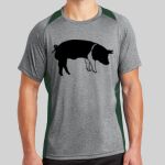 Heather Colorblock Contender ™ Tee Thumbnail