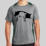 Heather Colorblock Contender ™ Tee Thumbnail