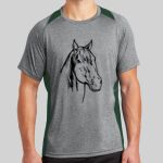 Heather Colorblock Contender ™ Tee Thumbnail