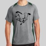 Heather Colorblock Contender ™ Tee Thumbnail