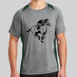 Heather Colorblock Contender ™ Tee Thumbnail