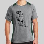 Heather Colorblock Contender ™ Tee Thumbnail