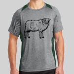 Heather Colorblock Contender ™ Tee Thumbnail