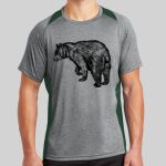 Heather Colorblock Contender ™ Tee Thumbnail