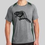 Heather Colorblock Contender ™ Tee Thumbnail